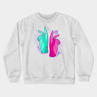 Spell Caster Hands Crewneck Sweatshirt